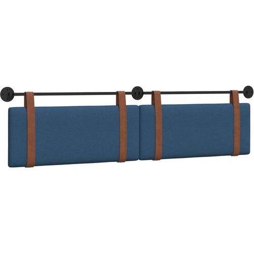  Držeće uzglavlje Zidne Plava 210 x 55 x 5 cm Antikni PU - Plava 200 cm bez LED Slike