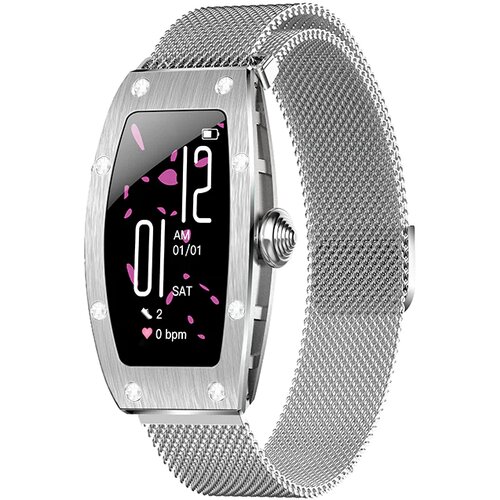 KUMI K18 svarovski smartwatch silver Cijene