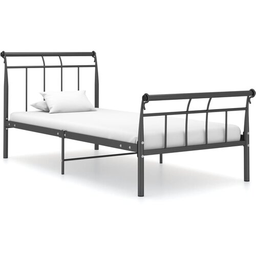VidaXL Posteljni okvir črn kovinski 90x200 cm, (20644953) Slike