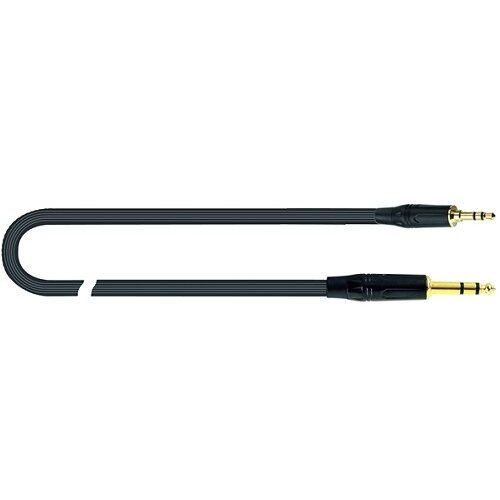  Q-LOK JUST J35JS 5 adapter kabel 5m (Stereo 6.3mm jack plug - Stereo 3.5mm jack plug) - crna boja Slike