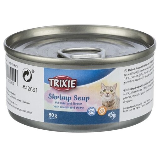 Trixie supa za mačke od račića i piletine 80g Slike