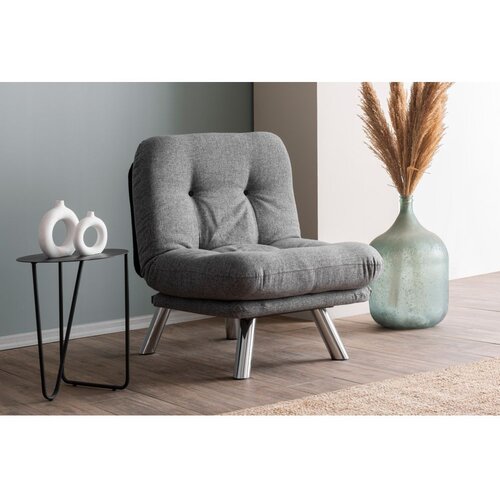 Atelier Del Sofa Naslonjač, Misa Small Solo - Light Grey Slike
