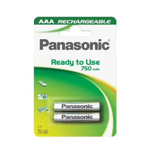 Panasonic HHR-4MVE/2BC AAA 750mAh Ni-MH punjive baterije (2 kom.)