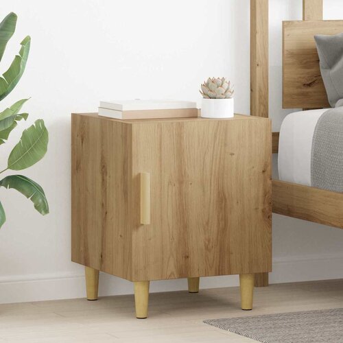 vidaXL Noćni ormar Zidne 2 pcs Umjetnički hrast 40 x 40 x 50 cm Cene