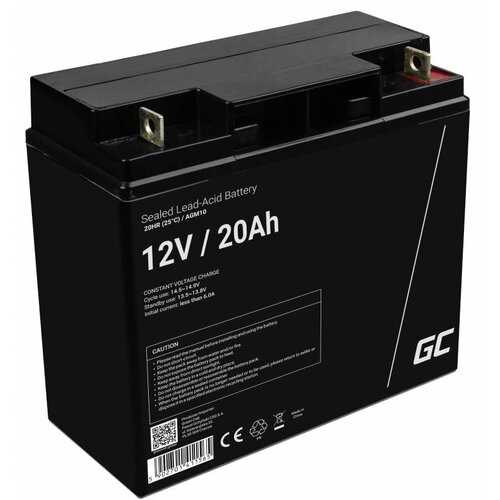 Green cell AGM10 svinčeni akumulator 12 v 20 ah svinčevo-koprenast (&amp;scaron; x v x g) 181 x 167 x 77 mm M5-vijačni priklop obstojnostni cikel\, brez vzdrževanja, (20438726) Slike