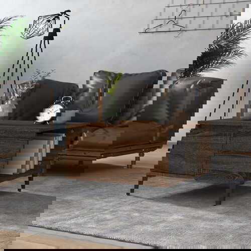 VidaXL Stolić za kavu boja hrasta 55 x 55 x 36 5 cm konstruirano drvo Slike