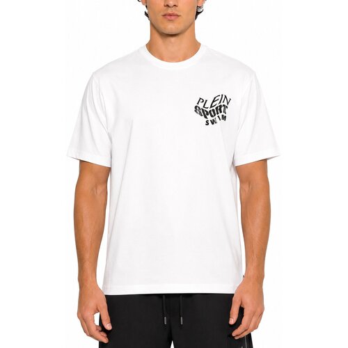 Philippe Plein Majice s kratkimi rokavi PS26MTS05 Bela Cene