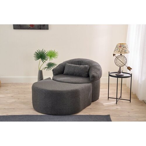Atelier Del Sofa Sklopiva fotelja Pitta, 100x70x80cm, boja antracita Cijene