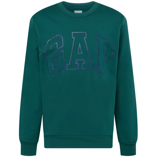 GAP Sweater majica mornarsko plava / kraljevski zelena