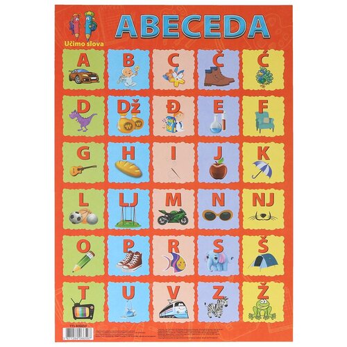 Tts Učimo slova Abeceda 46x67cm Cijene