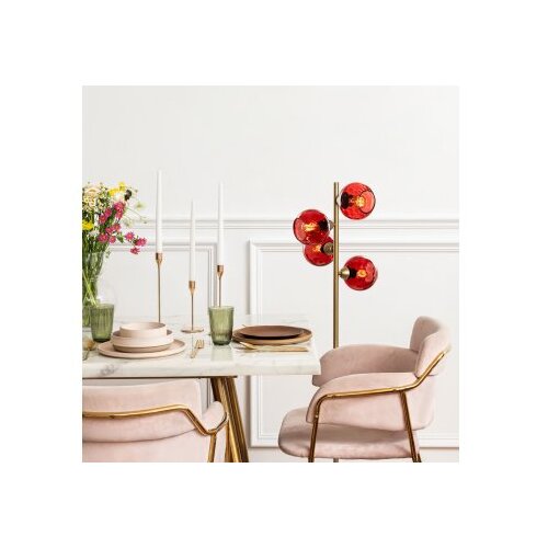 Opviq Podna lampa Benek-15-14541, 36x36x135 cm, IP20, Zlatno-crvena boja Cijene