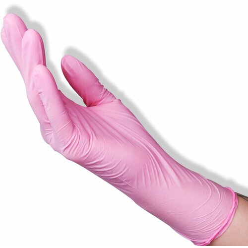 nitrilne rukavice pps roze Slike