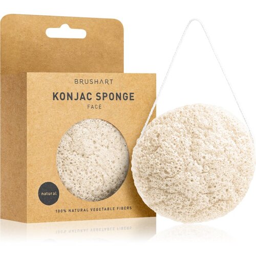 BrushArt Home Salon Konjac sponge nježna eksfolijacijska spužvica za lice Natural 4 g Slike