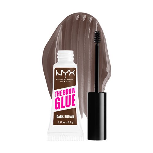 NYX Professional Makeup izdelek za oblikovanje obrvi - Brow Glue Instant Brow Styler - Dark Brown (TBG04) Cene