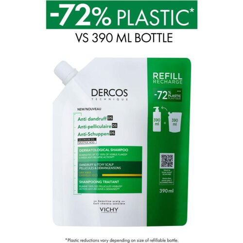 Vichy Dercos Anti-Dandruff &amp;scaron;ampon proti prhljaju za suhe lase 390 ml Slike