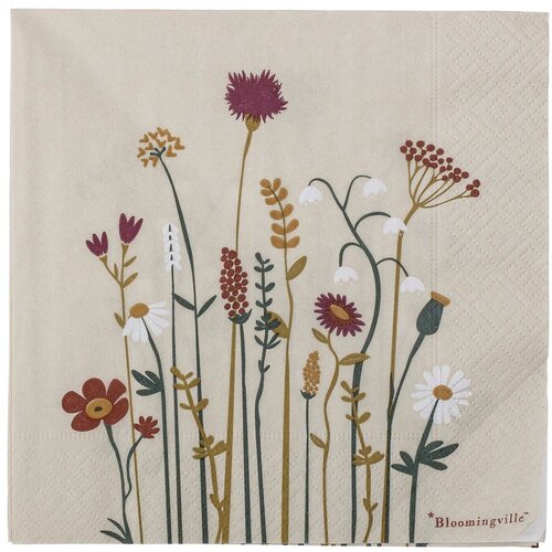 Bloomingville Papirnati ubrusi u setu 20 kom 33x33 cm Paige &amp;ndash; Slike