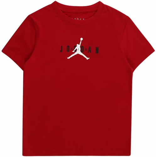 Jordan Tehnička sportska majica crvena / crna / bijela
