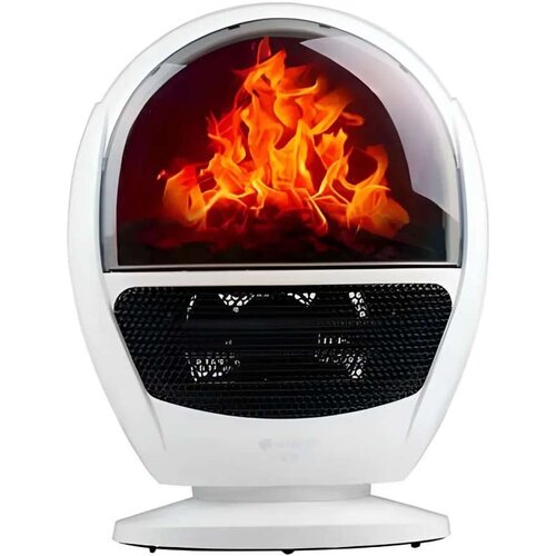 RAF R.1600 mini keramička grejlica sa efektom kamina bela 1500W Slike