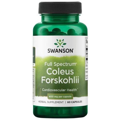 Swanson Indijska kopriva &ndash; Forskolin 400 mg (60 kapsul) Cene