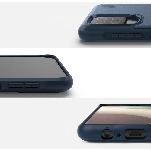 Ringke Onyx trpežna TPU torbica za Samsung Galaxy A12 / Galaxy M12 temno modra Slike