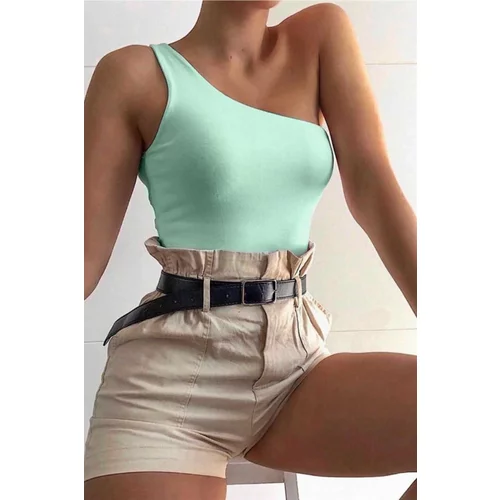 Madmext Bodysuit - Green - Slim fit