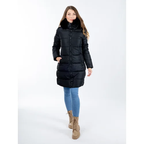 Glano Women's quilted jacket - black