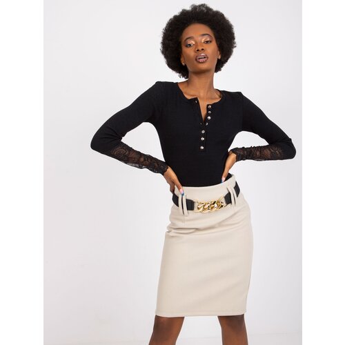 RUE PARIS Blouse-RV-BZ-7532.29-black Cene