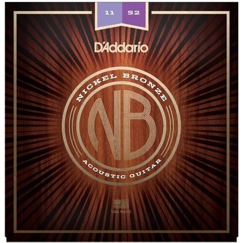 Daddario NB 11-52 nickel bronze žice za akustičnu gitaru Slike
