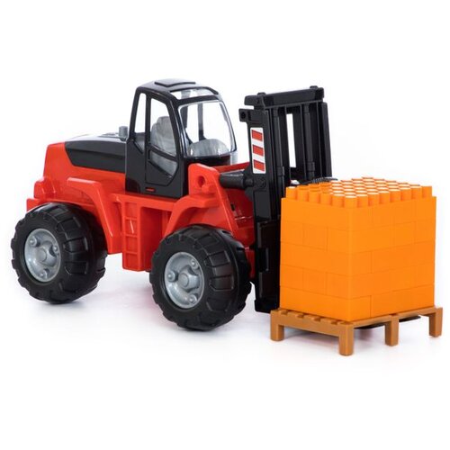 Polesie Veliki viljuškar za decu PowerTruck + Supermix set konstruktora 30 delova ( SW11990 ) Cene