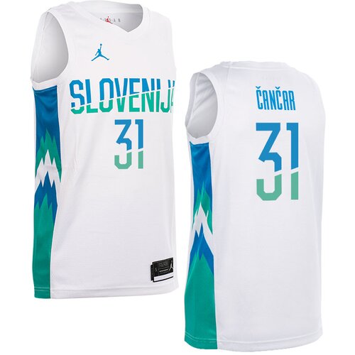 Jordan Slovenija KZS Swingman Home dres Čančar 31 Slike