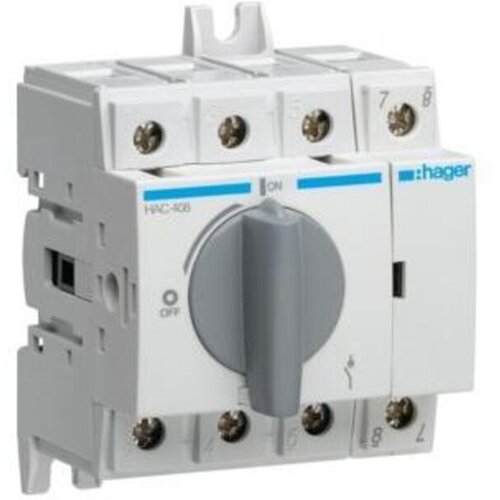 Haeger Hager stikalo-odklopnik 4P 80A HAC408, (21000049) Slike