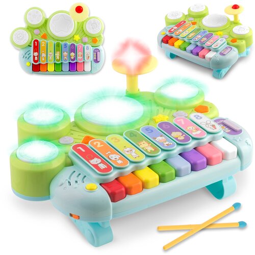Ricokids RK-751 Educational Toy: Cymbals, Xylophone, and Drums for Kids, (21740623) Slike