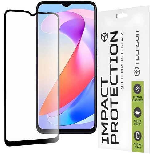 Techsuit zaštitno celoplošno staklo 111D za Honor X6a - Crna KP29986 Cene