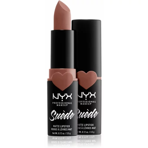 NYX Professional Makeup Suede Matte Lipstick matirajoča šminka odtenek 02 Dainty Daze 3.5 g