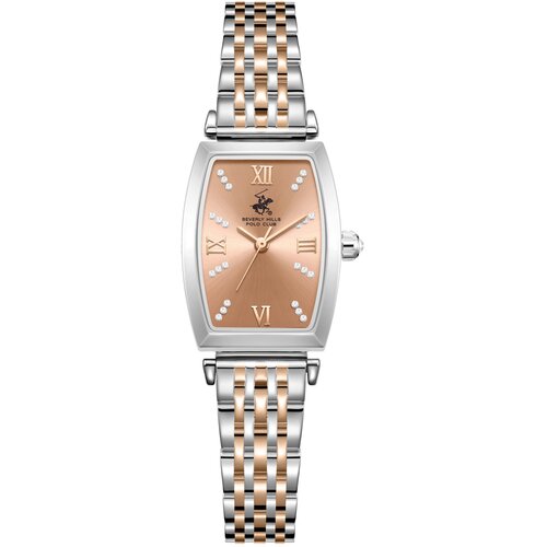 Beverly Hills Polo Club Ženski sat BP3892C.500, Roze zlatno kućište, Šarene boje Cene