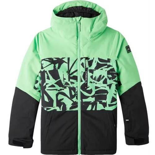 O'neill CARBONITE Skijaška/ snowboard jakna za dječake, svijetlo zelena, veličina