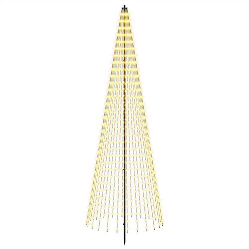  LED božićno drvce 500 LED lampica Topla bijela Željezo Slike