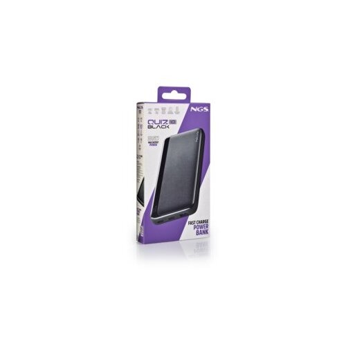 Ngs PowerBank QUIZ 10 10000 mAh 22.5W LED USBC+USBA crni Slike