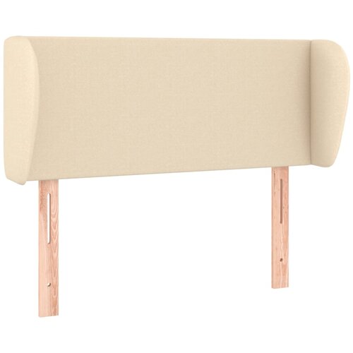 Maison Chic vzglavna omarica - nočna omarica - posteljna omarica z u&amp;scaron;esi krem 103x23x78/88 cm blago, (21711969) Slike