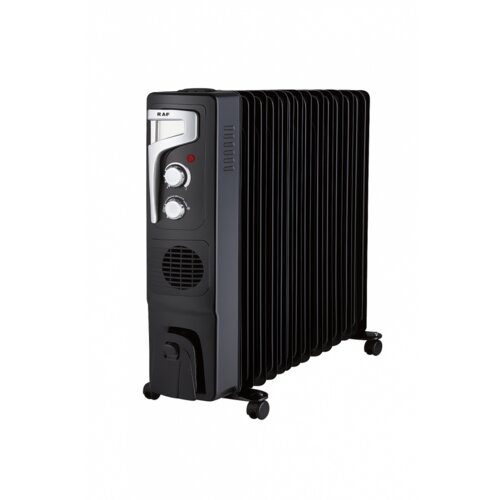 RAF R.1329B uljni radijator sa ventilatorom 13 rebara crni 2900W Slike