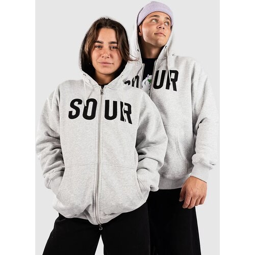 Sour Solution Army Jopa s kapuco grey melange Cene