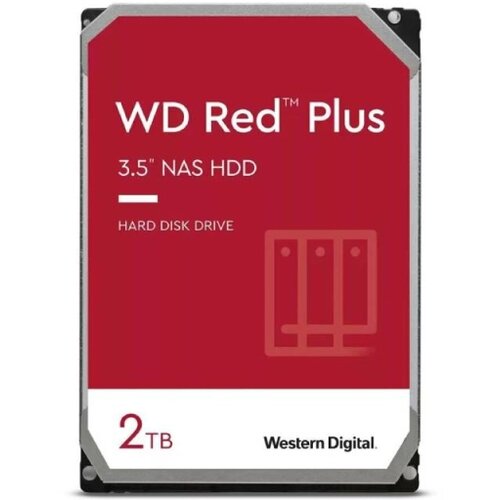 Western Digital 2TB 3.5 inča SATA III 64MB WD20EFPX Red Plus hard disk Cene