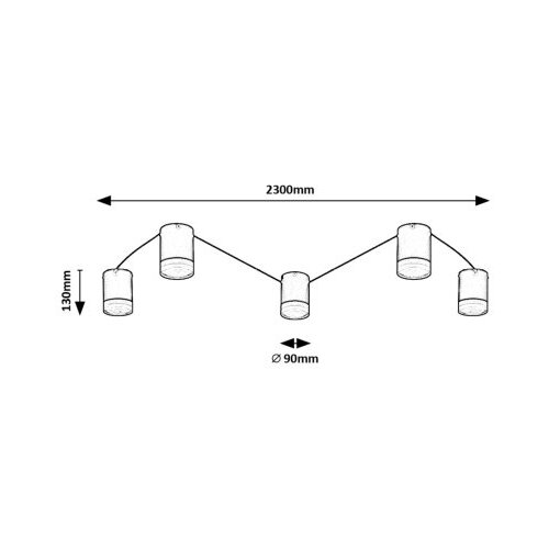 Rabalux Looplab Plafonjere ( 71295 ) Slike