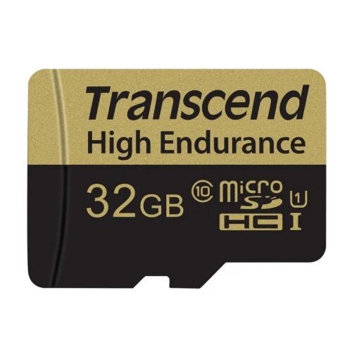 Transcend 32GB microsd, uhs-i U1 class 10 high endurance, read/write up to 95/25 mb/s, video recording Cene