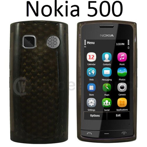  Gumijasti / gel etui za Nokia 500 Cene