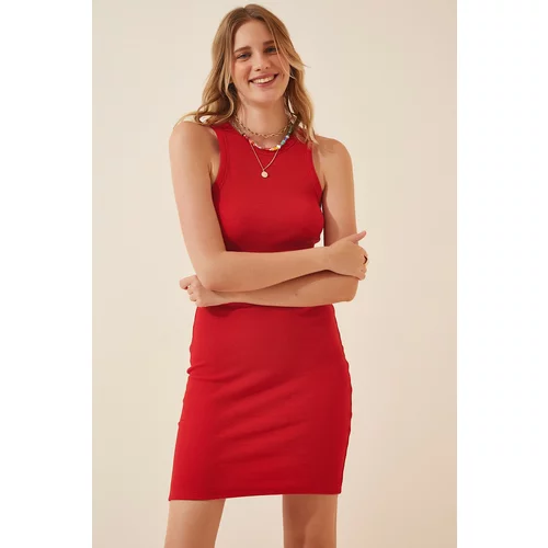 Happiness İstanbul Dress - Red - Basic