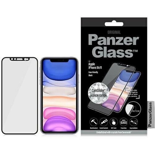 PanzerGlass KALJENO STEKLO E2E SUPER+ Z OVITKOM ZA IPHONE XR/11 Z OKVIRJEM, (21911652) Slike