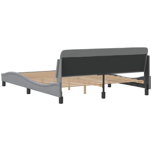  Okvir za krevet Dover svjetlosivi 160 x 200 cm od tkanine Slike