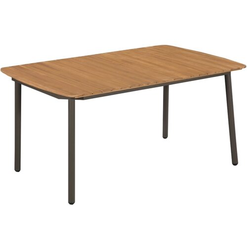  Vrtni stol 150 x 90 x 72 cm masivno bagremovo drvo i čelik Cijene