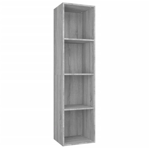 Maison Chic Knjižna omara - Knjižni regal siva sonoma 36x30x143 cm inženirski les, (21725598) Cene